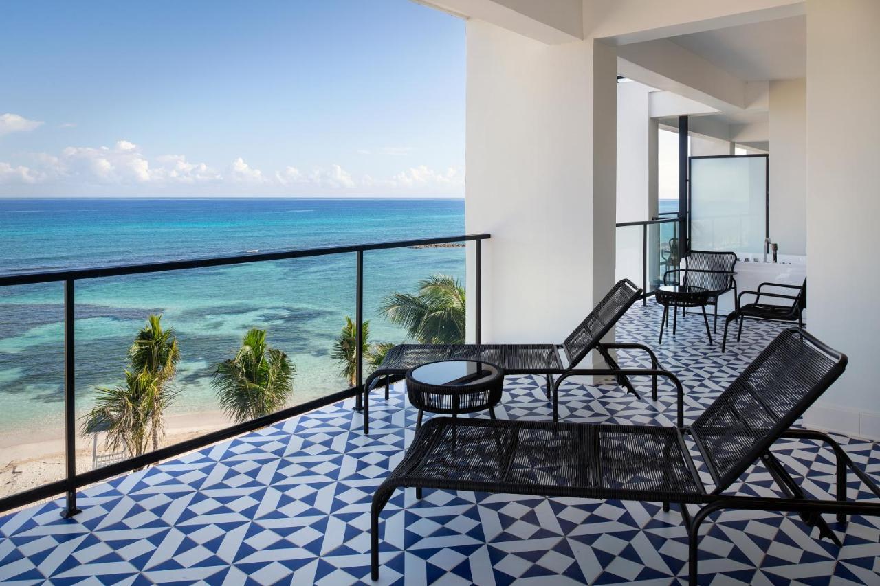 Ocean Eden Bay - All Inclusive Spring Rises Exteriör bild Ocean view from a suite at the Iberostar Grand Hotel Bávaro